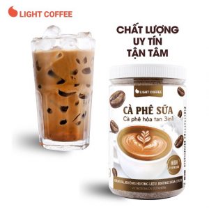 Cà phê sữa 3in1 không hóa chất, pha uống ngay - 500gr