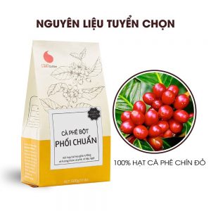 Cà phê bột phối sẵn kết hợp Robusta và Arabica đắng vừa, thơm nhẹ - 500gr