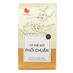 Cà phê bột phối sẵn kết hợp Robusta và Arabica đắng vừa, thơm nhẹ - 500gr