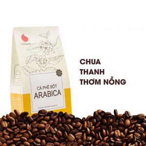 Cà phê bột Abrabica vị chua thanh, đắng dịu và thơm nồng - 500gr