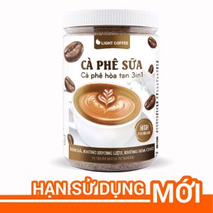 Cà phê sữa 3in1 không hóa chất, pha uống ngay - 500gr