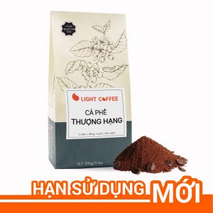 Cà phê bột Robusta thượng hạng, vị đậm, đắng mạnh hậu ngọt - 500gr