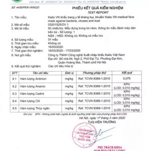 Hộp khẩu trang y tế 50 cái 4 lớp, đã kiểm định và đạt chất lượng ISO