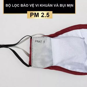 Khẩu trang có tấm chắn giọt bắn tiện lợi - Màu XANH BIỂN phù hợp Nam Nữ - Tặng 2 tấm lọc